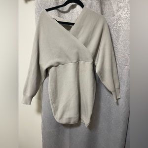 Like new gray sweater dress